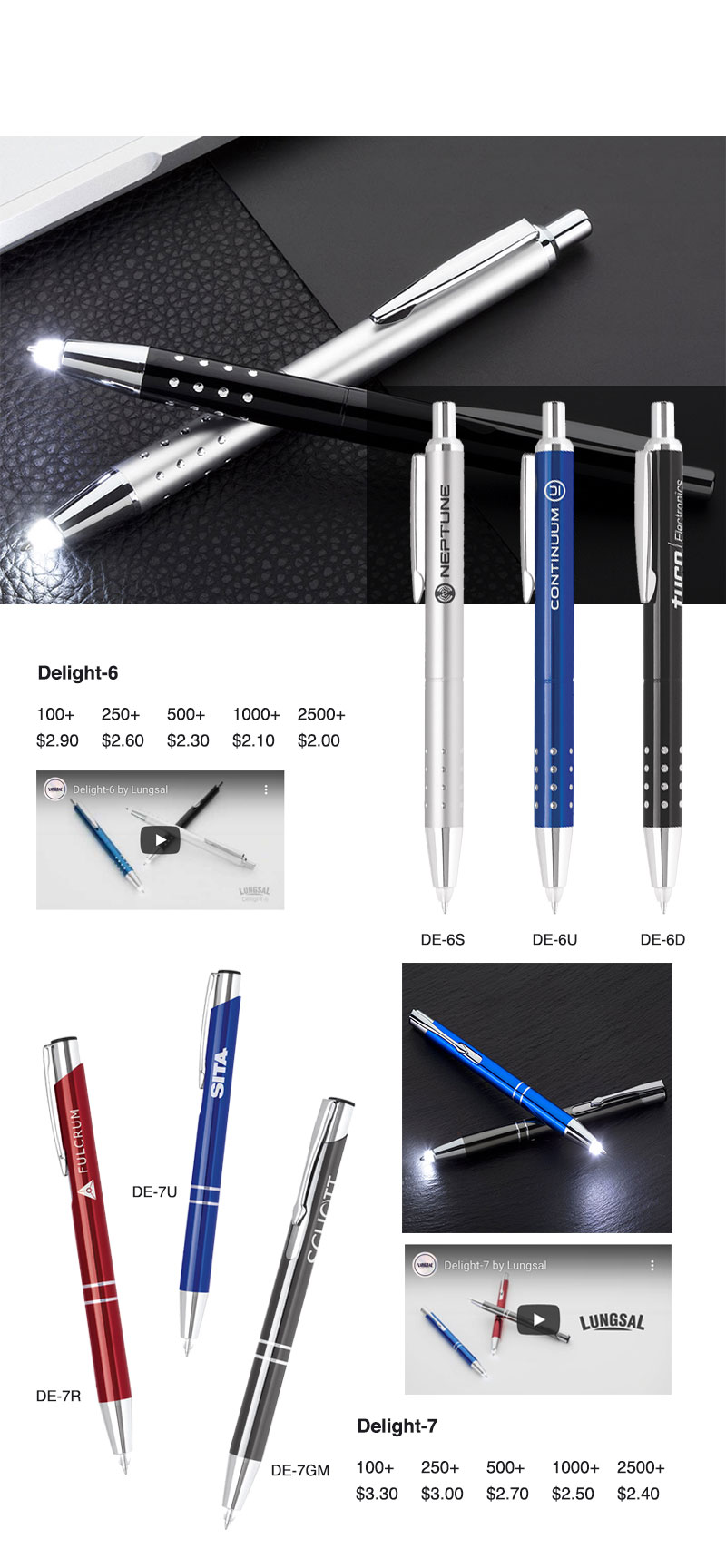 Lungsal's Light Up Pens